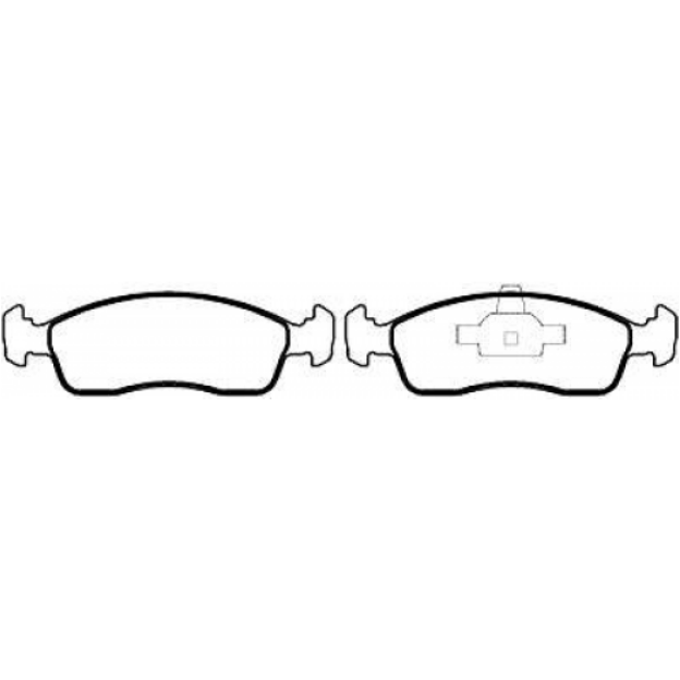 Jogo Pastilha De Freio Dianteira Novo C3 1.5 8v 2013 A 2017