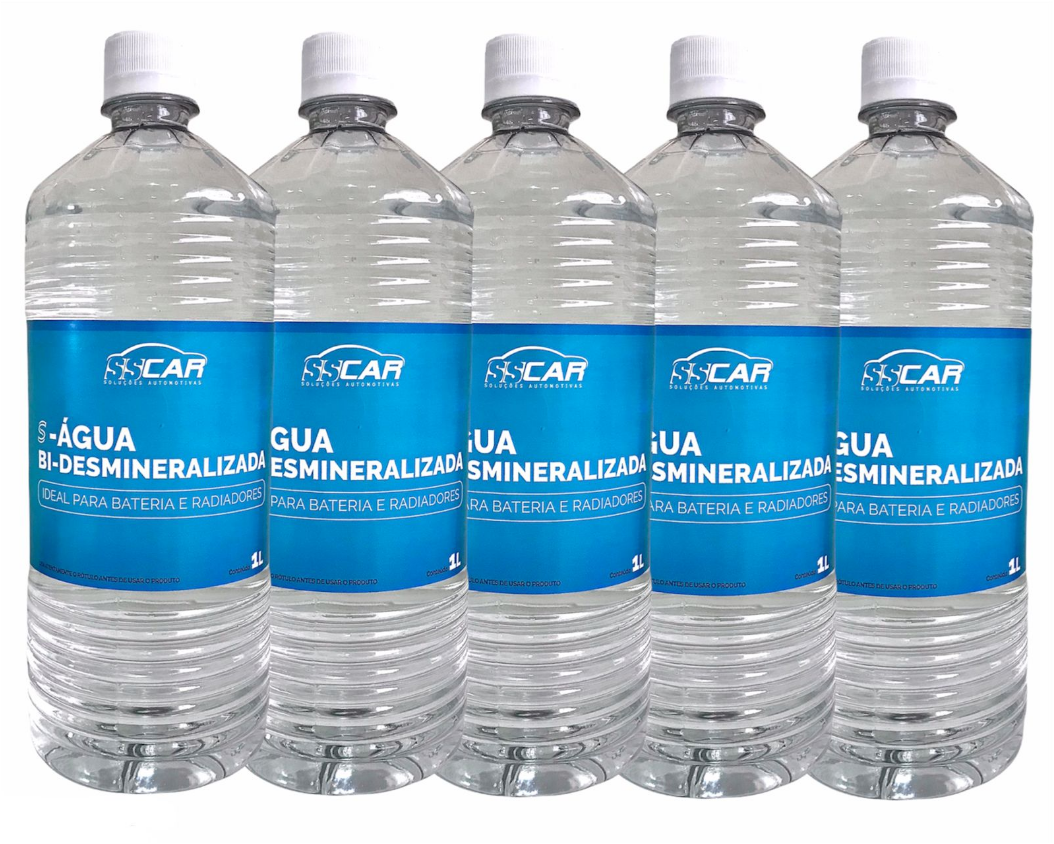 Kit 6 Águas Desmineralizada Para Radiadores E Bateria Sscar