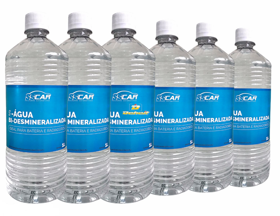 Kit 12 Águas Desmineralizada Para Radiadores E Bateria Sscar