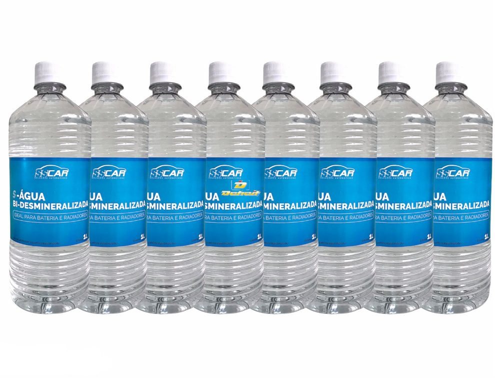 Kit 10 Águas Desmineralizada Para Radiadores E Bateria Sscar