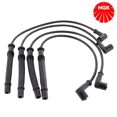 Kit Cabos SCR 16 + 4 Velas de Ignição Logan Sandero 1.0 16v